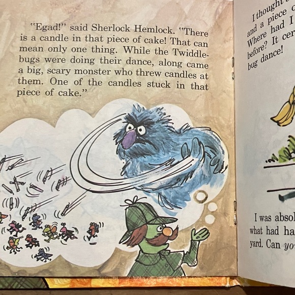 Sesame Street Sherlock Hemlock Book - 1972 vintage edition - Picture 8 of 11
